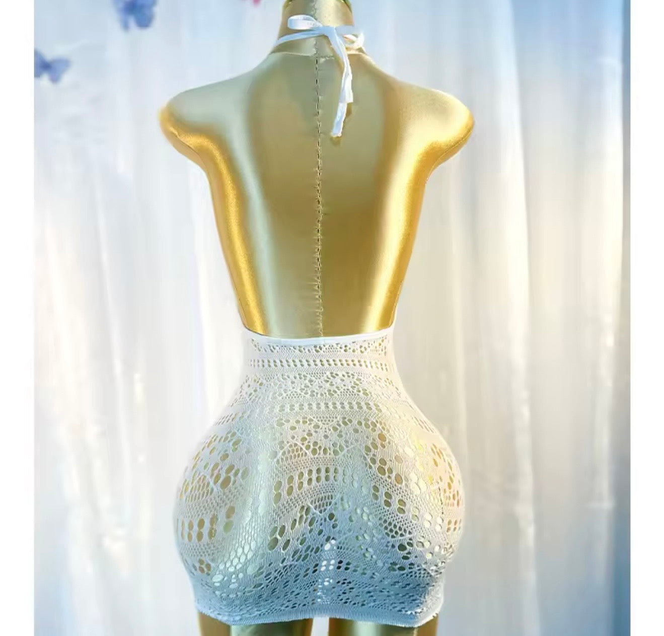 Mesh Mini Dress