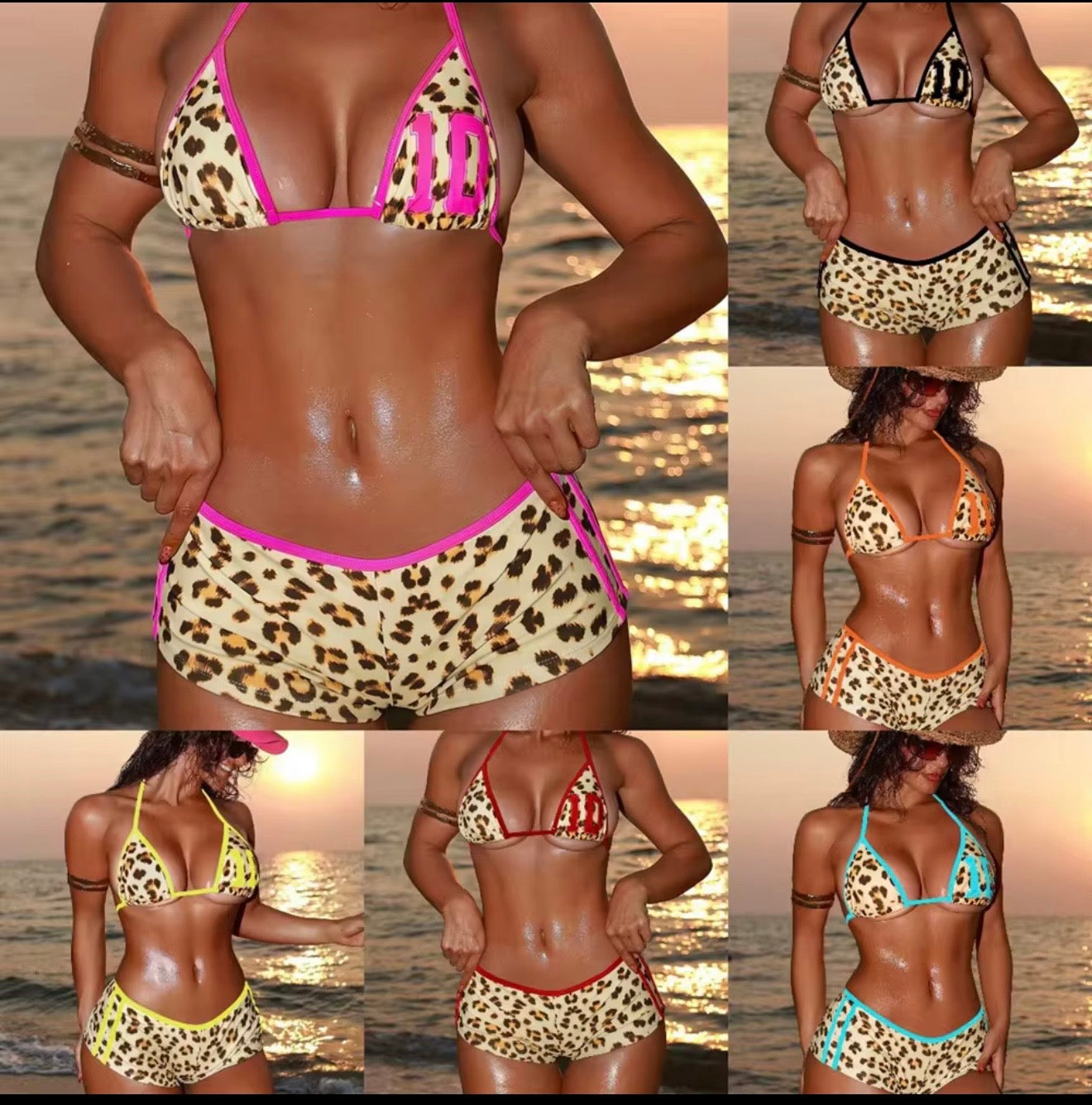 Wild Pink Leopard Bikini Set 🐆💗