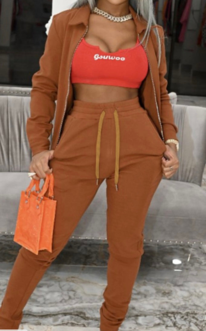 Brown Jogger